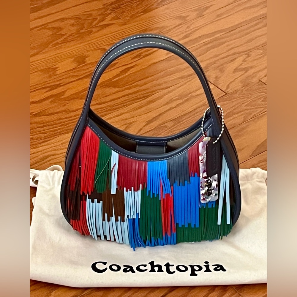 Coach Ergo Bag In Fringe Upcrafted Leather from the Coachtopia line